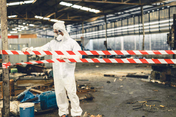 Professional Hoarding Cleanup technician working in Brookhaven, NY